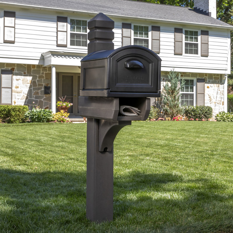 Step2 Lakewood Extra Large Post Mounted Mailbox &amp; Reviews | Wayfair